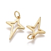 Brass Pendants KK-F821-43G-2