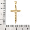Brass Micro Micro Pave Clear Cubic Zirconia Pendants KK-A212-01M-G-3
