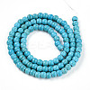 Synthetic Turquoise Beads Strands TURQ-S192-4mm-2-3