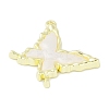 Rack Plating Alloy Enamel Pendants PALLOY-F018-12G-02-2