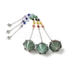 Natural & Synthetic Gemstone Cone Dowsing Pendulums G-G860-05P-2