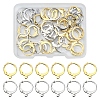 40Pcs 2 Colors 304 Stainless Steel Leverback Earring Findings STAS-FS0001-24-1