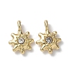 Alloy Rhinestone Pendants FIND-L024-05G-1