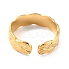 Ion Plating(IP) 304 Stainless Steel Finger Rings RJEW-L102-29G-4