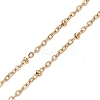 304 Stainless Steel Satellite Chain Slider Necklace Making AJEW-JB01247-01-3