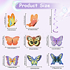 Butterfly Theme PVC Spiral Ornament DIY-WH20007-29-2