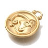 PVD Vacuum Plating 304 Stainless Steel Pendants STAS-S148-30G-06-2