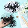 4Pcs 2 Colors Polyester Embroidery Sequin Costume Accessories DIY-CY0001-98-3