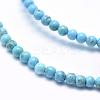 Natural Magnesite Beads Strands TURQ-G148-07-4mm-3