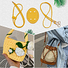 Handmade PU Leather Shoulder Strap Bottom Accessories Kits AJEW-CL0001-73A-5