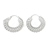 Brass Hoop Earring for Women LS-EJEW-L288-001P-2