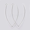 304 Stainless Steel Earring Hooks X-STAS-K184-05-01P-1
