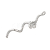 Brass Pave Cubic Zirconia Pendants LS-KK-Q048-10P-2