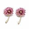 Flower Enamel Pin LS-JEWB-N007-078-1