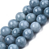 Dyed Natural Quartz Round Bead Strands G-R173-12mm-03-1
