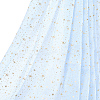 2M Star Pattern Polyester Gold Stamping Fabric AJEW-WH0061-035C-1