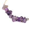 12Pcs 12 Style Natural & Synthetic Mixed Gemstone Chips Braided Bead Bracelets Set for Women BJEW-JB09333-2