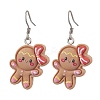 Christmas Resin Dangle Earrings EJEW-JE06089-1