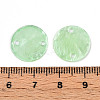 Dyed Natural Capiz Shell Disc Links Connector Charms SSHEL-WH0006-01A-6-3