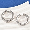 202 Stainless Steel Polishing Hoop Earrings EJEW-M106-02P-07-3