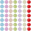 40Pcs Transparent Crackle Acrylic Beads PACR-PA0001-19-7