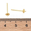 Brass Stud Earring Findings KK-A300-29A-G-3
