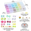 DIY Rainbow Color Pride Bracelet Making Kit OACR-FS0004-20-5