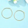 Ion Plating(IP) 304 Stainless Steel Hoop Earrings LS-EJEW-N0016-11G-H-5