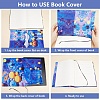 Polyester Book Covers OFST-WH0009-029-4