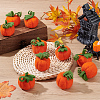 Pumpkin Handmade Wool Felt Ornament DIY-WH0504-793A-01-4