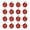 Golden Plated Alloy Enamel Charms LS-ENAM-S118-03J-2