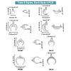   24Pcs 6 Style 304 Stainless Steel Charms STAS-PH0001-74-2