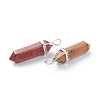 Natural Mookaite Pendants X-G-M378-01P-A21-3