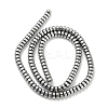 Electroplated Synthetic Non-magnetic Hematite Beads Strands G-Z032-C02-03P-2