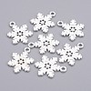Tibetan Style Alloy Snowflake Pendants LS-TIBEP-EA115Y-S-FF-1