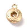 Glass Pendants PALLOY-O106-21G-01-2
