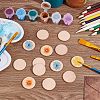 50Pcs Unfinished Natural Beech Wood Cabochons WOOD-HY0001-01-6