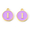 Golden Plated Alloy Enamel Charms LS-ENAM-S118-10I-1