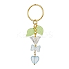 Bowknot & Heart Glass Pendant Decorations KEYC-JKC00691-04-1