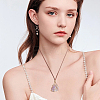 6Pcs 3 Styles Crystal Holder Cage Necklace MAK-SC0001-41G-4