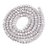 Electroplate Glass Beads Strands EGLA-A044-P2mm-B19-3