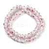 Handmade Gold Sand Lampwork Beads Strands LAMP-R141-10mm-24-2