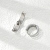 304 Stainless Steel Polishing effect Hoop Earrings EJEW-M001-29C-P-3