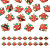  18Pcs 9 Styles Cute Printed Alloy Pendants ENAM-TA0001-63-9