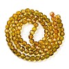 Baking Paint Transparent Glass Beads X1-DGLA-A035-T6mm-A05-3