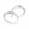 Tarnish Resistant 201 Stainless Steel Teardrop Hoop Earrings for Women EJEW-N052-03C-01-2