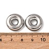 304 Stainless Steel European Beads STAS-D383-01B-P-3