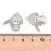 Halloween Theme Rack Plating Luminous Alloy Enamel Pendants ENAM-N056-237P-5
