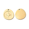 Ion Plating(IP) 316L Surgical Stainless Steel Charms STAS-H213-48G-1