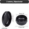 48Pcs 2 Colors PVC Furniture Sliders FIND-CA0002-32-2
